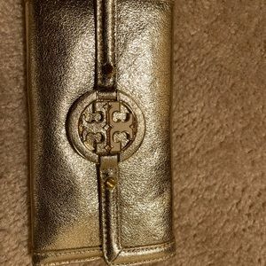 Tory Burch Gold Wallet